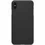 Carcasă Nillkin Super Frosted, pentru iPhone XS Max - negru