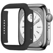 Hat Prince husă de protecție cu sticlă securizată pentru Apple Watch 40mm - negru