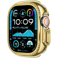 Carcasa metalica pentru Apple Ceas Ultra 49mm - auriu