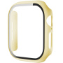 Husă mată cu sticlă securizată pentru Apple Watch 42mm (Seriile 10 / 11) - galbenă