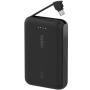 BELKIN Boost Charge baterie externă cu cablu USB-C integrat și port USB-C - 10 000 mAh - neagră