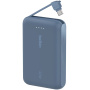 BELKIN Boost Charge baterie externă cu cablu USB-C integrat și port USB-C - 10 000 mAh - albastru