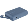 BELKIN Boost Charge baterie externă cu cablu USB-C integrat și port USB-C - 10 000 mAh - albastru
