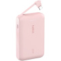 BELKIN Boost Charge baterie externă cu cablu integrat USB-C și port USB-C - 10 000 mAh - roz