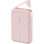 BELKIN Boost Charge baterie externă cu cablu integrat USB-C și port USB-C - 10 000 mAh - roz