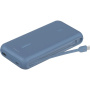 BELKIN Boost Charge baterie externă cu cablu USB-C integrat și porturi USB-C / USB-A - 20 000 mAh - albastră