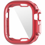 Carcasă metalică din plastic moale cu protecție display pentru Apple Watch Ultra 49mm - roșu