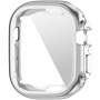 Carcasă metalică din plastic moale cu protecție display pentru Apple Watch Ultra 49mm - argintiu