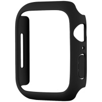 Husă tip carte mată pentru Apple Watch 41mm - neagră