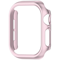 Husă tip carte metalizată pentru Apple Watch 42mm (Series 10 / 11) - roz