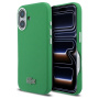 Husă Lacoste Iconic Petit Pique Metal Logo cu MagSafe pentru iPhone 16 - verde