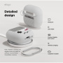 ELAGO AW5 Retro husă cu carabină în stilul unei console de jocuri pentru AirPods 4 / 5 - negru