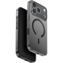 UNIQ Airsuit MagClick husă transparentă cu MagSafe pentru iPhone 17 Pro - gri