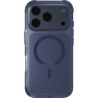 UNIQ Combat MagClick husă cu ramă colorată și MagSafe pentru iPhone 17 Pro - albastru închis