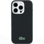 Husă Lacoste Iconic Petit Pique Metal Logo cu MagSafe pentru iPhone 16 Pro - negru