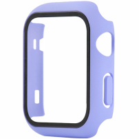 Husa de protectie cu sticla securizata pentru Apple Watch 38mm - violet