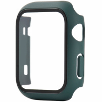 Husa de protectie cu sticla securizata pentru Apple Watch 38mm - verde închis