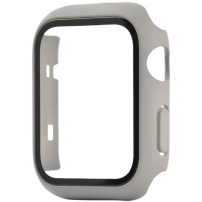 Husa de protectie cu sticla securizata pentru Apple Watch 42mm - bej