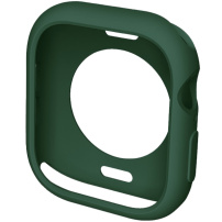 Husă tip carte de protecție din plastic moale pentru Apple Watch 42mm (Series 10 / 11) - verde închis