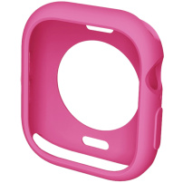 Carcasă de protecție din plastic moale pentru ceas Apple 46mm - roz