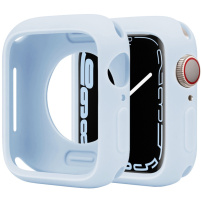 Husa de protectie din silicon pentru Apple Ceas 38mm / 40mm - albastru deschis