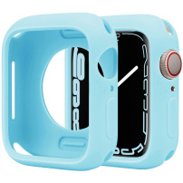 Husa de protectie din silicon pentru ceas Apple 41mm - albastra