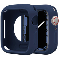 Husa de protectie din silicon pentru ceas Apple 42mm / 44mm - albastru inchis