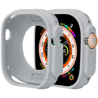 Husa de protectie din silicon pentru Apple Watch Ultra 49mm - gri