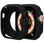 Husa de protectie din silicon pentru Apple Watch Ultra 49mm - neagra