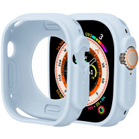 Husa de protectie din silicon pentru Apple Watch Ultra 49mm - albastru deschis