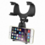 Suport pe oglindă retrovizoare auto, pentru iPhone - negru