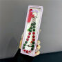 Șnur de Crăciun cu mărgele și pandantive pentru fixare pe husă pentru iPhone - coroniță de Crăciun