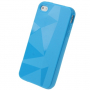 Folie de protecţie pentru iPhone 4 / 4S – albastră