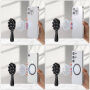 Suport magnetic MagSafe cu ventuze și curea pentru iPhone - negru