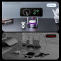 ESSAGER T50 Qi2 3 în 1 magnetic Wireless Suport cu iluminare de fundal pentru iPhone / Apple Watch / AirPods - 25W - gri