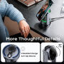 ESSAGER T50 Qi2 3 în 1 magnetic Wireless Suport cu iluminare de fundal pentru iPhone / Apple Watch / AirPods - 25W - gri