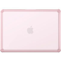 DUX DUCIS LCGM Series Husă lucioasă transparentă pentru MacBook Neo (A3404) - roz