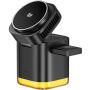 JJT-C53 Qi2 4v1 Suport magnetic Wireless cu lampă și Cablu USB-C pentru iPhone / Apple Watch / AirPods - 30W - negru
