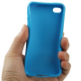 Folie de protecţie pentru iPhone 4 / 4S – albastră