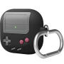 ELAGO AW5 Retro husă cu carabină în stilul unei console de jocuri pentru AirPods 4 / 5 - negru