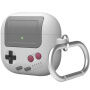 ELAGO AW5 Retro husă cu carabină în stil consolă de jocuri pentru AirPods 4 / 5 - gri