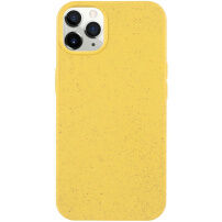Carcasă mată ecologică degradabilă pentru iPhone 11 Pro - galben