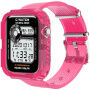 Carcasă cu curea transparentă pentru Apple Watch 45mm / 44mm / 42mm - roz neon