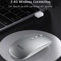 Yesido KB15 Wireless mouse cu receptor - argintiu