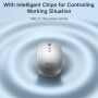 Yesido KB15 Wireless mouse cu receptor - argintiu