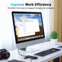 UGREEN 35584 hub 4-în-1 - 4x USB-C la USB-C pentru MacBook - negru