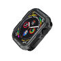 Husă tip carte rezistentă pentru Apple Watch 45mm / 44mm - negru