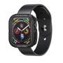 Husă tip carte rezistentă pentru Apple Watch 45mm / 44mm - negru