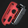 xDfind husă tip carte mată pentru Apple Watch 45mm - roșie