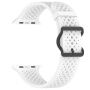 Curea xDfind din silicon perforată pentru Apple Watch Ultra 49mm / 46mm / 45mm / 44mm / 42mm - albă